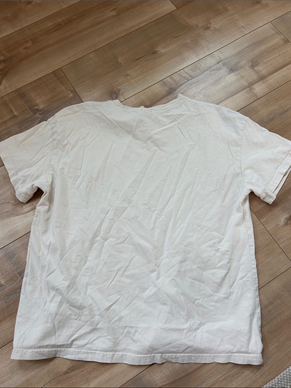 NIRVANA White Tee with Black Angel Logo - Picture 3 of 3
